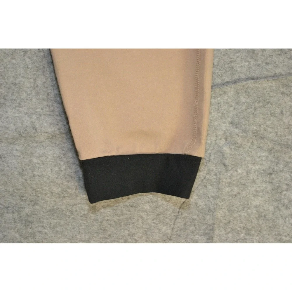 BYLT Premium Jogger Pants Mens XL Khaki Tan Zip Pocket‎ Drawstring Tapered Cuff